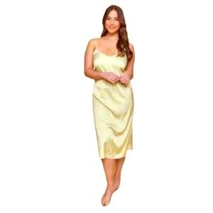 Cravings Spill The Tea Spring Slip Dress Size M